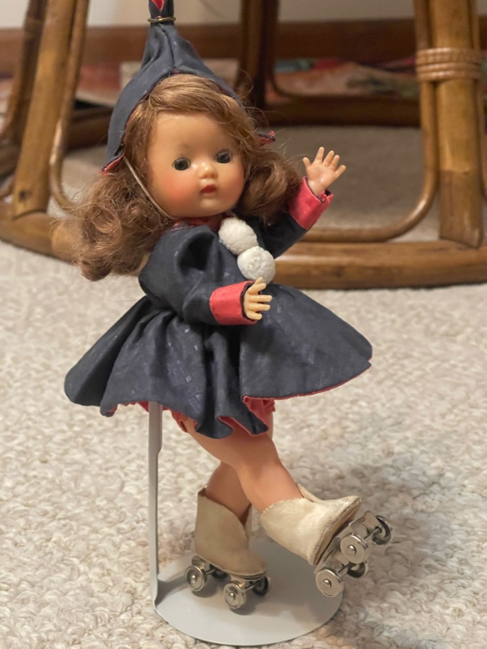 Vintage 1950’s Muffie Doll in Tagged Vogue Outfit